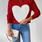 Essnce Sudadera Con Mangas Raglan Y Patron De Corazon