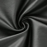 ROMWE Goth Plus Size Women's Pu Leather Bowknot Decor Belted Skirt