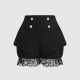 MOD Shorts Skorts Super Cortos De Encaje