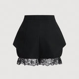 MOD Shorts Skorts Super Cortos De Encaje