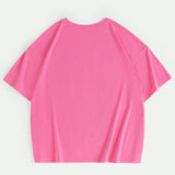 EZwear Women's Plus Size Printed Drop Shoulder T-Shirt