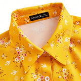 Ilana Ewing Camisa De Manga De Linterna Con Estampado Floral Para Mujer