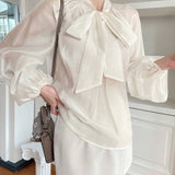 Dazy Designer Blusa Blanca Transparente Para Mujer Con Tirantes Colgantes