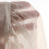 Dazy Designer Blusa Blanca Transparente Para Mujer Con Tirantes Colgantes