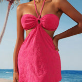 Swim Traje De Bano Para Mujeres Con Vestido De Bano Y Breve En unicolor, Conjunto De Tankini De Atuendo De Playa Para El Festival De Musica De Verano