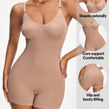 SHAPE Enterizo Moldeador Para Mujeres Con Tirantes Ajustables Y Brasier Incorporado