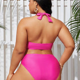 Swim Curve Conjunto De Banador En Talla Grande Con Bloques De Colores