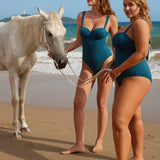 Swim Vcay Traje De Bano De Una Pieza Con Camiseta Sin Mangas Para Mujer De Talla Grande, Con Nudo En La Espalda, Atuendo De Playa Para Las Vacaciones