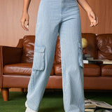 Forever 21 Jeans Casuales De Pierna Recta Con Caracteristicas De Utilidad