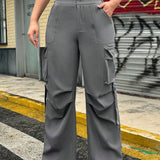 SXY Pantalones De Carga Hip Hop Con Bolsillos De Streetwear