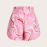 Essnce Shorts Activos de Playa con Estampado de Swirl para Mujer #Pascua