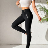 PETITE Pantalones Skinny Cortos Con Detalle De Botones