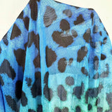 Swim kimono Tipo kimono Con Espalda Descubierta Y Estampado De Leopardo