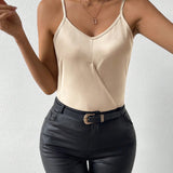 Top De Camisola De Dee De Envoltura De Alta Gama De Estilo Frances