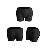 1 pieza Pantalones cortos reductores de control de barriga con levantador de gluteos y cuatro almohadillas de esponja para caderas y nalgas