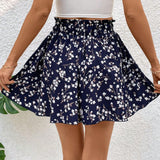 LUNE Shorts De Bolsa De Papel De Talle Alto Con Estampado Floral Para Mujer