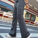Coolane Pantalones Acampanados, De Talle Bajo, Personalizados Y Versatiles