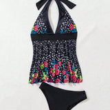 Swim Top De Bikini Estilo Camiseta, Derechos De Autor Comprados