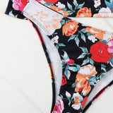 Swim Vcay Conjunto De Traje De Bano Estampado Floral Para Mujer