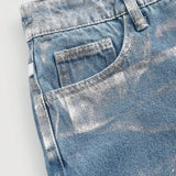 EZwear Pantalones De Mezclilla Capri Para Mujer Con Cintura Alta Ajustados