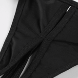 1 Pieza Tangas Sexys De Tanga De Baja Altura Para Mujer Con Detalle De Lazo