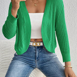 Essnce Cardigan de mujer con mangas largas en unicolor