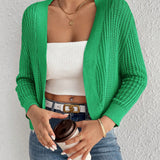 Essnce Cardigan de mujer con mangas largas en unicolor