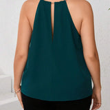 Blusa Elegante De a Grande Con Dee De Cadena En El Cuello