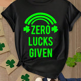 Camiseta De Verano De Trebol Para El Dia De San Patricio De a Grande Para Mujeres