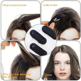 NEW Set De 2 Clips Bb Peludos Para Mujeres, Accesorios De Estilo Con Clips Peludos Para La Raiz Del Cabello, Regalos; Tambien Con Pegatinas De Cabello Puffy Para Raices Invisibles, Clips De Trazo De Cabello Sin Rastro, Pinzas Invisibles Para El Cabello.