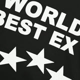 EZwear Camiseta Corta Para Mujer Impresa Con Estrellas Y Letras