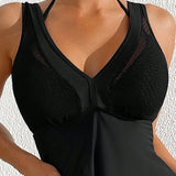 Swim Tankini de unicolor para mujer