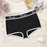 Boyshorts unicos de mujer con cinta de letras