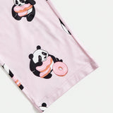 Pantalones De Pijama Para Mujer Con Patron De Panda Lindo Y Decoracion De Lazo