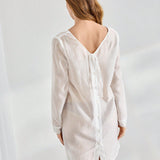 Leisure Blusa De Dormir Reversible Para Mujeres Con Malla Transparente