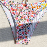 NEW  Swim Mod Conjunto De Bikini De Cinta Floral Para Mujer Para Vacaciones De Verano En La Playa