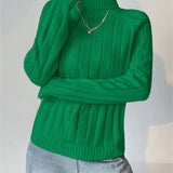 EZwear Sweater De Tejido De Cable De Lana Ancho
