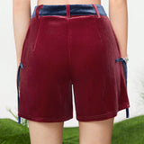Neu Shorts Comodos Y Lindos Rojos Para Mujeres Pequenas