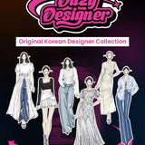 Dazy Designer Top de malla transparente con diseno floral, cuello redondo, manga larga acampanada y ajuste delgado para mujeres