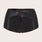 ICON Shorts comodos y ajustados en verano de Y2k con costuras en la parte superior y cintura baja