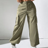 EZwear Pantalones jogger de utilidad casuales para mujeres