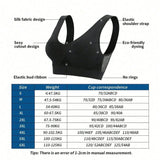 Conjunto de 2 sostenes deportivos transpirables de talla grande con almohadillas: alta elasticidad y sin costuras para mujeres