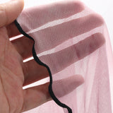FRIFUL Top transparente de manga larga con estampado Tie-Dye para mujeres, cuello alto, ribetes de lechuga y detalles contrastantes de tuberia