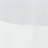 LUNE Mujer chaqueta de beisbol casual blanca con cremallera delantera y manga larga