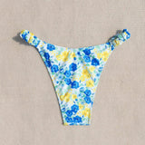 Swim Mod Bottom del bikini con estampado de flores para vacaciones de verano en la playa