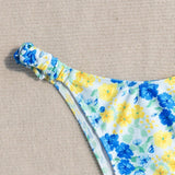 Swim Mod Bottom del bikini con estampado de flores para vacaciones de verano en la playa