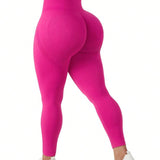 Sport Seamluxe Pantalones de yoga de compresion sin costuras para mujeres de talla grande