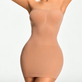 SHAPE Vestido de tubo sin tirantes unicolor para mujer