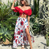 VCAY Blusa de moda de verano con burbuja en la manga, un tirante y corte corto al hombro ideal para vacaciones