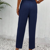 Frenchy Mujeres Pantalones largos regulares simples diarios unicolor